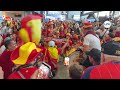 ¡Desde adentro! Así celebraron los españoles el triunfo en la final