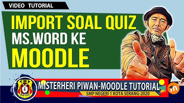 Import quiz dari word ke Moodle