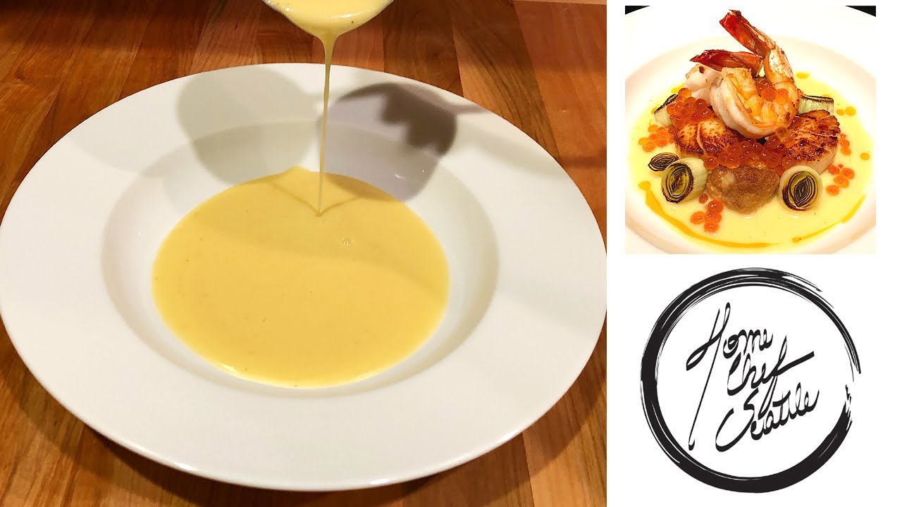 Buttersauce warm halten (Beurre blanc)