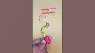 Mini DC Motor Power Generation and Transfer to Coreless Motor #dcmotor #tech #generator #shorts