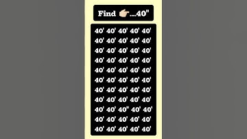 Can you find a different #maths #find #puzzle #iqtest #findland #youtube #viral #shorts #trending