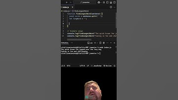 Find the Longest Word in a Sentence #algorithm #code  #javascript