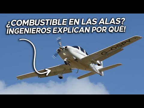 ¿Por qué los aviones almacenan combustible en las alas? ¿Realmente es peligroso?