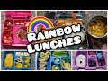 Rainbow Lunches! +What she ate - Bella Boo's Lunches