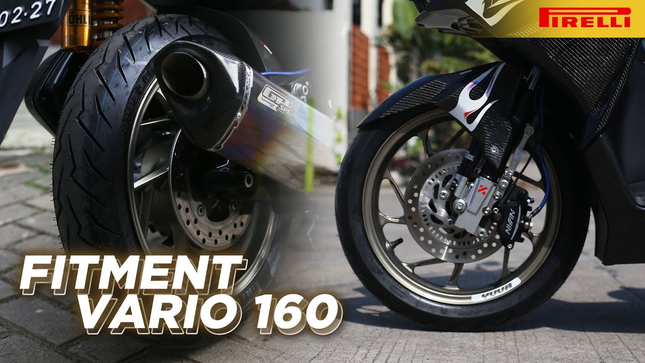 Ganti Ban dan Fitment Vario160, DOWNSIZE?