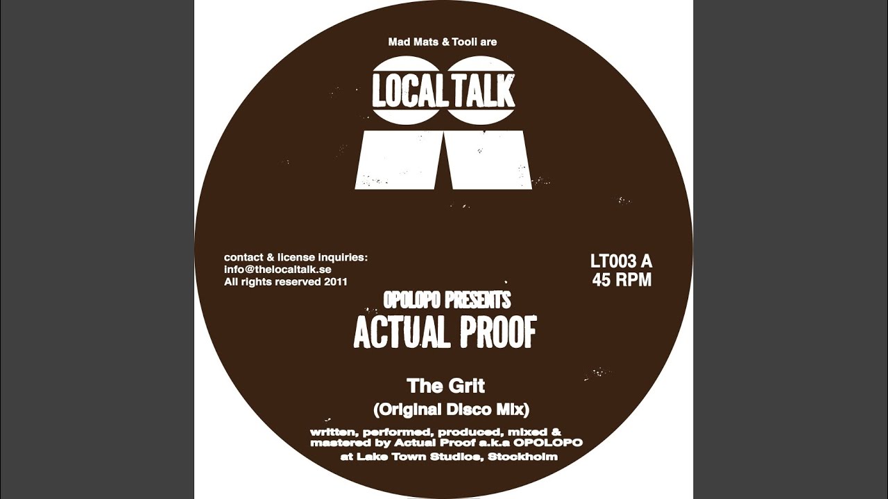 Watch The Grit (Disco Mix) on YouTube