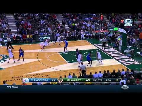 Philadelphia 76ers Vs Milwaukee Bucks Highlights February 25 2015 NBA Season 2014 15