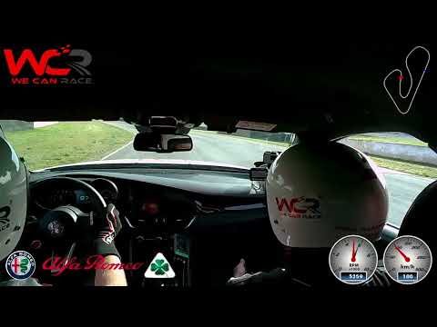 Giulia Qv Onboard We Can Race Track Experience At Lavente Circuit Full Send Race Mode Active 