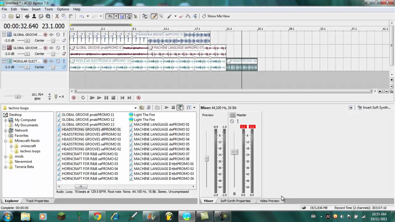 ACID Xpress 7.0 How to make a simple song YouTube