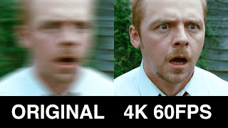 I Upscaled SHAUN OF THE DEAD (2004) To 4K 60FPS Using Artificial Intelligence & The Results are Epic