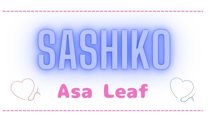 4" Sashiko Template - ASA No Ha (Hemp Leaf) Quilting & Patchwork Rule