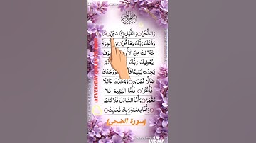 Surah Ad-Duha | سورة الضحى | Beautiful Tilawat | Egzon Ibrahimi #egzonibrahimi #everydayqurantilawat