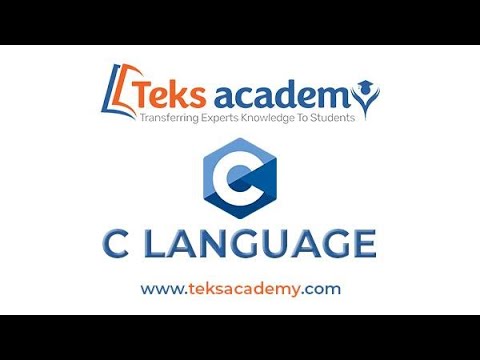 C Language Tutorial for Beginners | @teksacademy