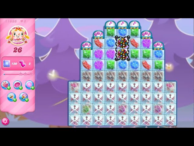 Candy Crush Saga Level 11638 No Boosters - YouTube