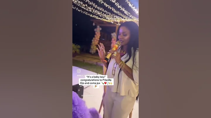 Its a baby boy congratulations to Priscilla Ojo and Juma jux