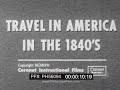 TRAVEL IN AMERICA IN THE 1840s   STEAMSHIPS, CANALS, STAGECOACHES & TRAINS  (B&W Version) PH56094