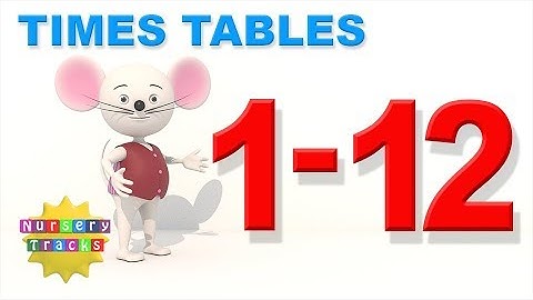 Learn your times tables | Multiplication tables | New in 3D | NurseryTracks