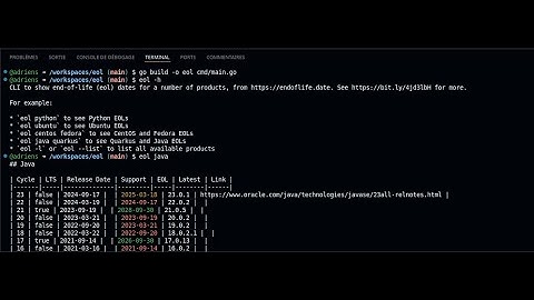 GitHub Copilot 1-Day Build Challenge : eol, a tiny Go client to manage eols