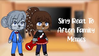 Sing React To Afton Family Memes II Fnaf II Gacha Club II Naomi Official xD