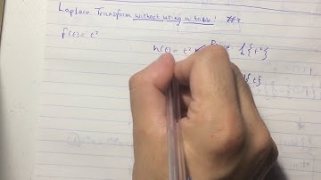 Laplace Transform (without the table!) Example #2
