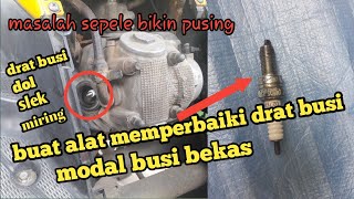 Cara melepas cop busi motor Yamaha mio GT