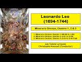 Leonardo Leo (1694-1744) - Misereris Omniun, Domine 1, 2 & 3