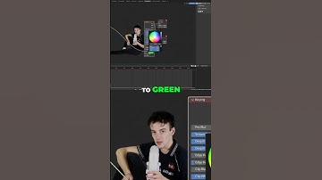 GREEN SCREEN in blender! #blender #videoediting #editing #tutorial #shorts