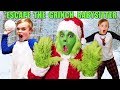 Escape the Babysitter! The Grinch Babysitter Showdown! Escape the Room to Save Christmas Again!