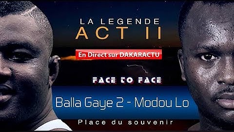 [REPLAY / LIVE] Revivez le Face à Face Balla Gaye 2 Vs Modou Lô au monument de la renaissance
