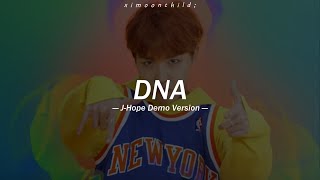 BTS (방탄소년단) - &#39;DNA (J-Hope Demo Version)&#39; || [Traducida al español | Hangul Lyrics]