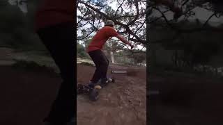improvise a line #mountainboard #shorts #lines #dirt #mountainboarding #tricks #rails
