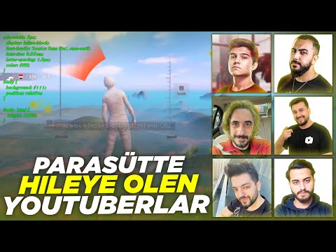 PARAŞÜTTE HİLEYE ÖLEN YOUTUBERLAR | MEZARCI, BARIŞ G, ERSİN YEKİN,  DOCH, VURAL ÜZÜL | PUBG MOBILE