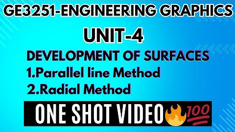 GE325551|Engineering Graphics |UNIT 4 One Shot Video 💯🔥|@Toppersacademytamil