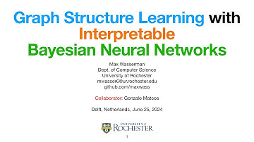 Graph Structure Learning with Interpretable Bayesian Neural Networks