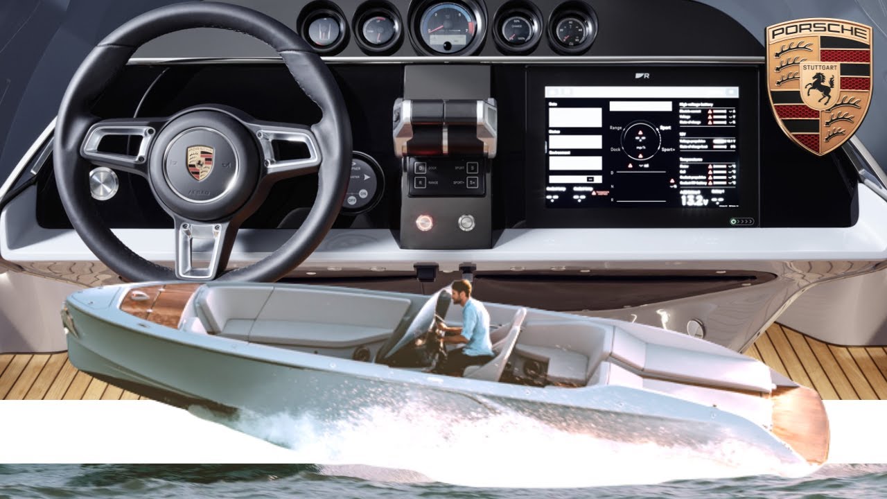 Porsche Electric Speedboat With Macan Powertrain YouTube