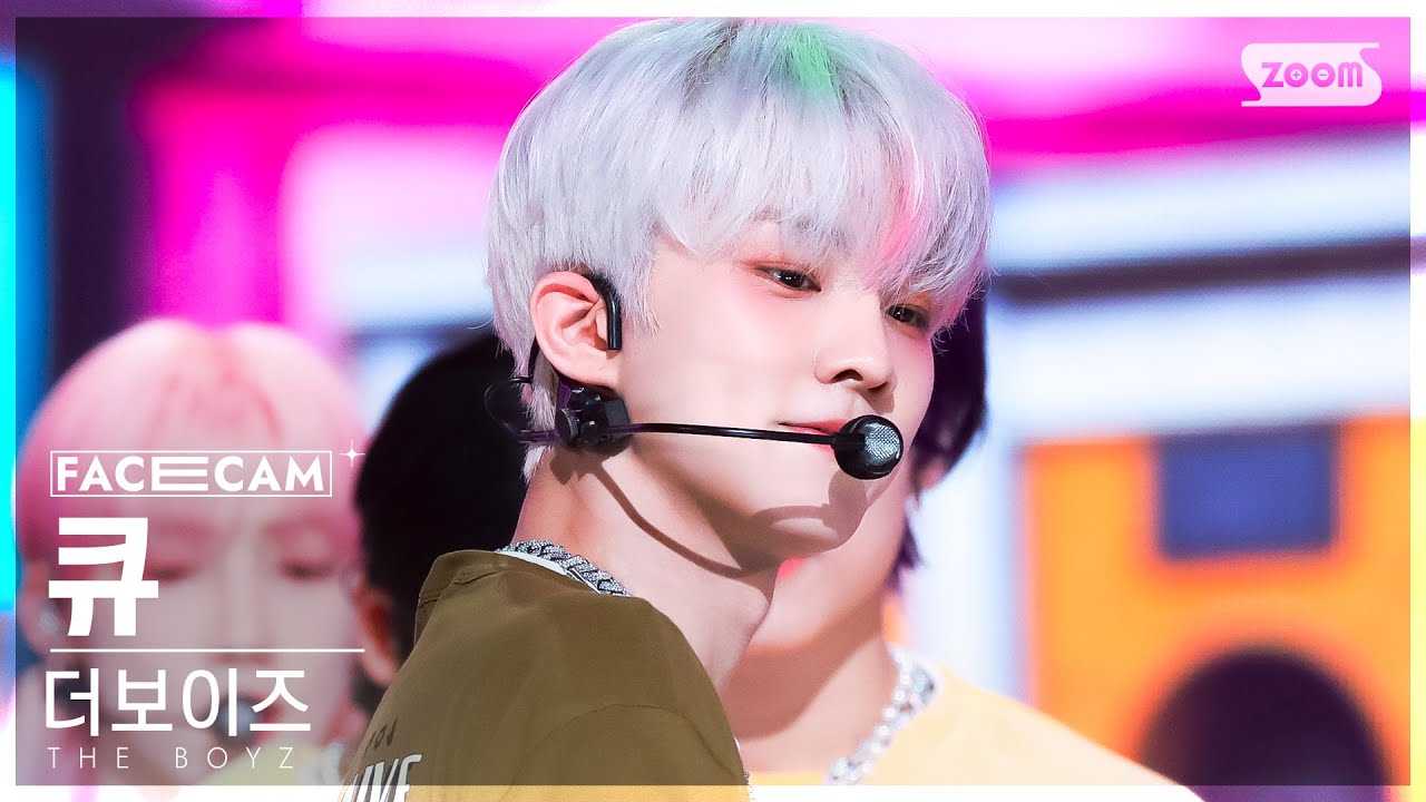 [페이스캠4K] 더보이즈 큐 'WHISPER' (THE BOYZ Q FaceCam) @SBS Inkigayo 220821