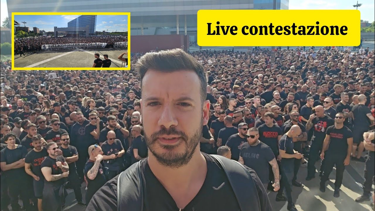 Live Contestazione Casa Milan: 