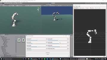 Panda Arm Unity + Ros + MoveIt using ROS#