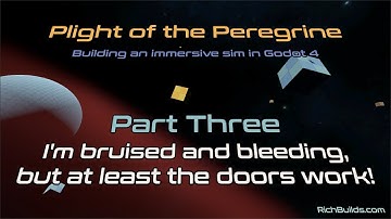 Indie Game Dev: Building an Immersive Sim in Godot 4. Pt. 3 - Progress Show and Tell