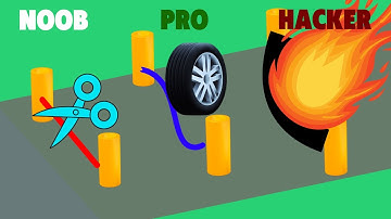 NOOB vs PRO vs HACKER - Rope Savior 3D