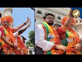 Hyderabad bjp rally in old city anurag thakur slams owaisi