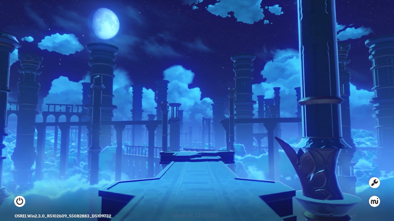 Genshin Impact Loading Screen 1 Hour Night Mode Extended Relaxing Music