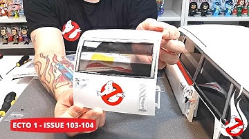 Build the Ghostbusters Ecto-1 - Issue 103 + 104 -  Rear Window Frame & vents + lock  (Speed Build)