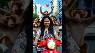 𝐦𝐨𝐧𝐤𝐞𝐲'𝐬 💛 #ytshorts #shortvideos #funny #rashmi #viralvideos#viral 🔥 ✧༺♥༻✧
