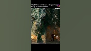 AI vs VFX — Which dragon looks more realistic? #AIvsVFX #shorts #dragon