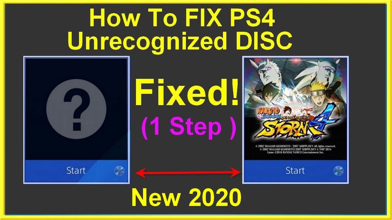 How to FIX PS4 Unrecognized DISC 1 Step YouTube