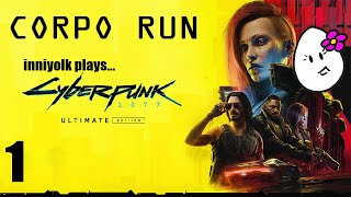 Starting Corpo First Time! Cyberpunk 2077 on GeForce Now ULTIMATE Cloud Gaming, no HUD - Part 1