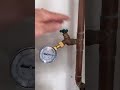 How to detect a water leak with a pressure gauge...