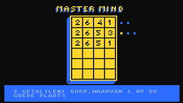3D Master Mind for the Atari 8-bit family
