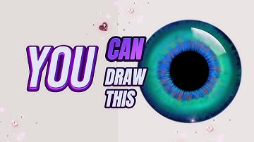 ANYONE Can Draw This Eye in PROCREATE | procreate drawing tutorial for beginners 👁️ 👁️